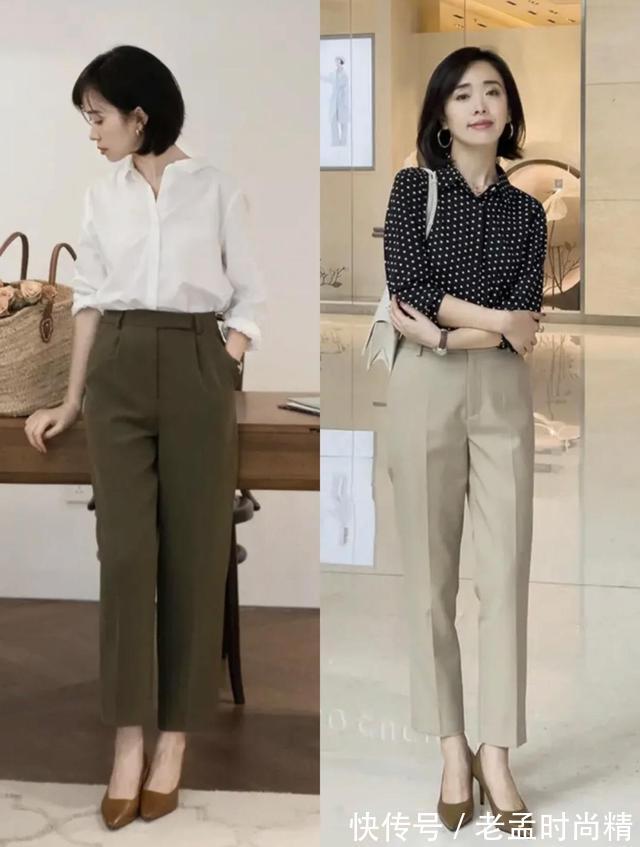 西装裤|40岁女性穿衣要有品味!多留神这3点