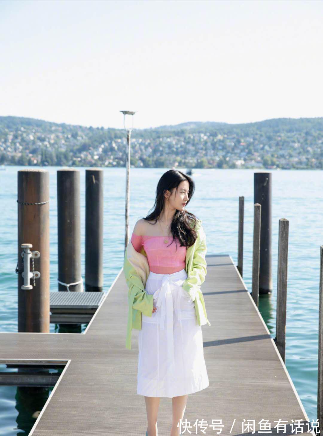 tips|苏芒不愧时尚大佬,“死亡粉配绿”穿出高级感,换一般人早丑哭了