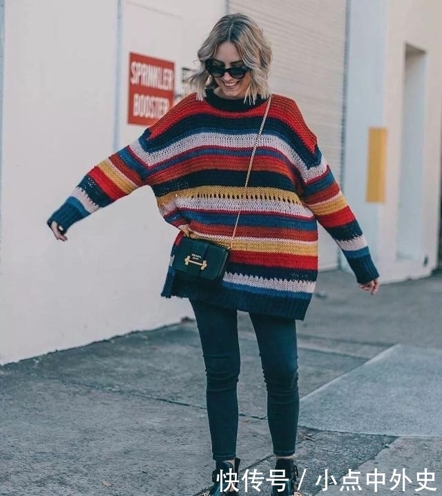 开春百搭又时髦的组合，怎么少得了毛衣+裤装！