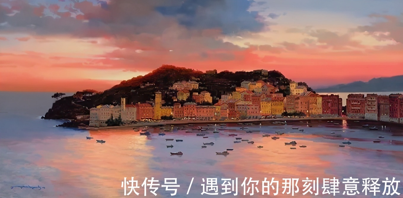 马希尔·摩科斯&优雅浪漫的绘画,太美!真想钻进他的画里!