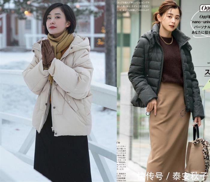 借鉴|冬天把羽绒服穿好,就是一种高级!借鉴美女的穿搭:很美很有气质