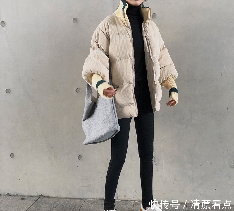  新出一种棉服叫“派克服”，23-45女人穿，时髦又添嫩暖美