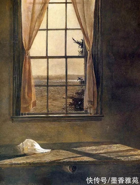 画家$美国最伟大的画家安德鲁怀斯,瞒着妻子用15年偷画一个女人