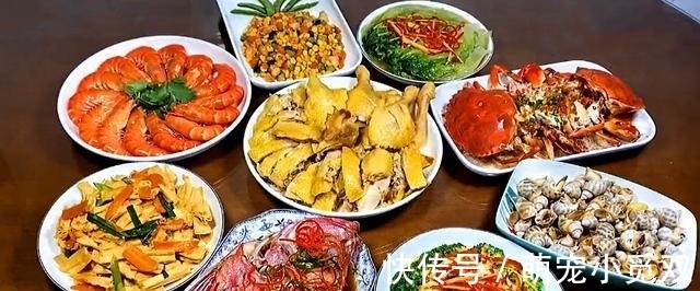 清蒸花蟹|过年去姑姑家拜年，4个姑父做拿手菜，两天吃四顿，顿顿不重样