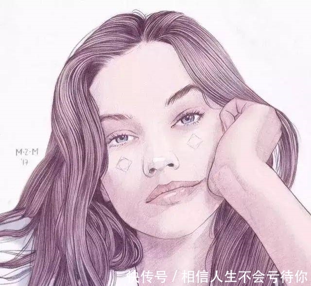 简洁的少女速写,灵动的美!