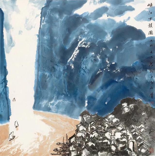 风景|邵声朗:巴山楚水风景--在写意山水中加入五彩斑斓的色彩