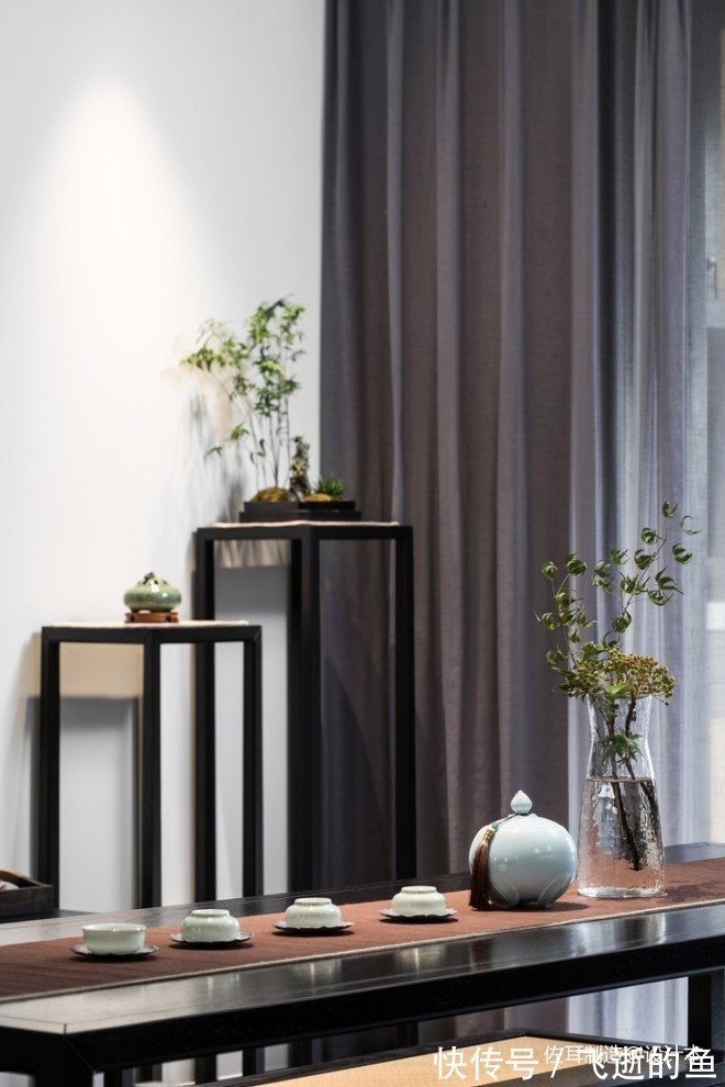 新中式|二居室143平米新中式