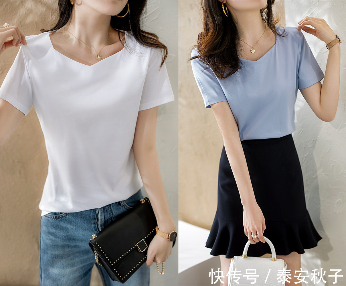 v领|夏日的“针织衫”怎么穿搭才显瘦?玩转轻薄衫,轻松美出新高度!