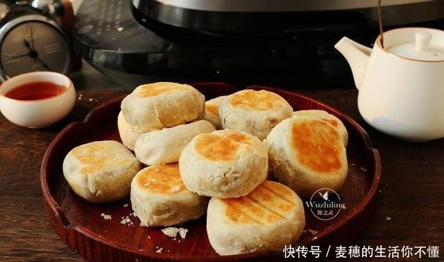 馅料|不用烤箱，一次开酥，教你在家做纯手工板栗酥饼，太香了