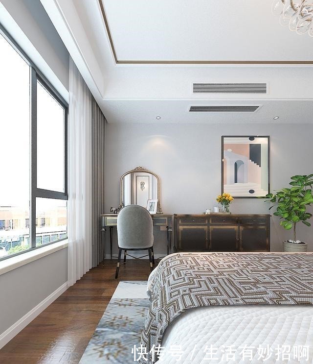 玄关|123平米现代轻奢风格，这应该是所有女性都喜欢的装修了！