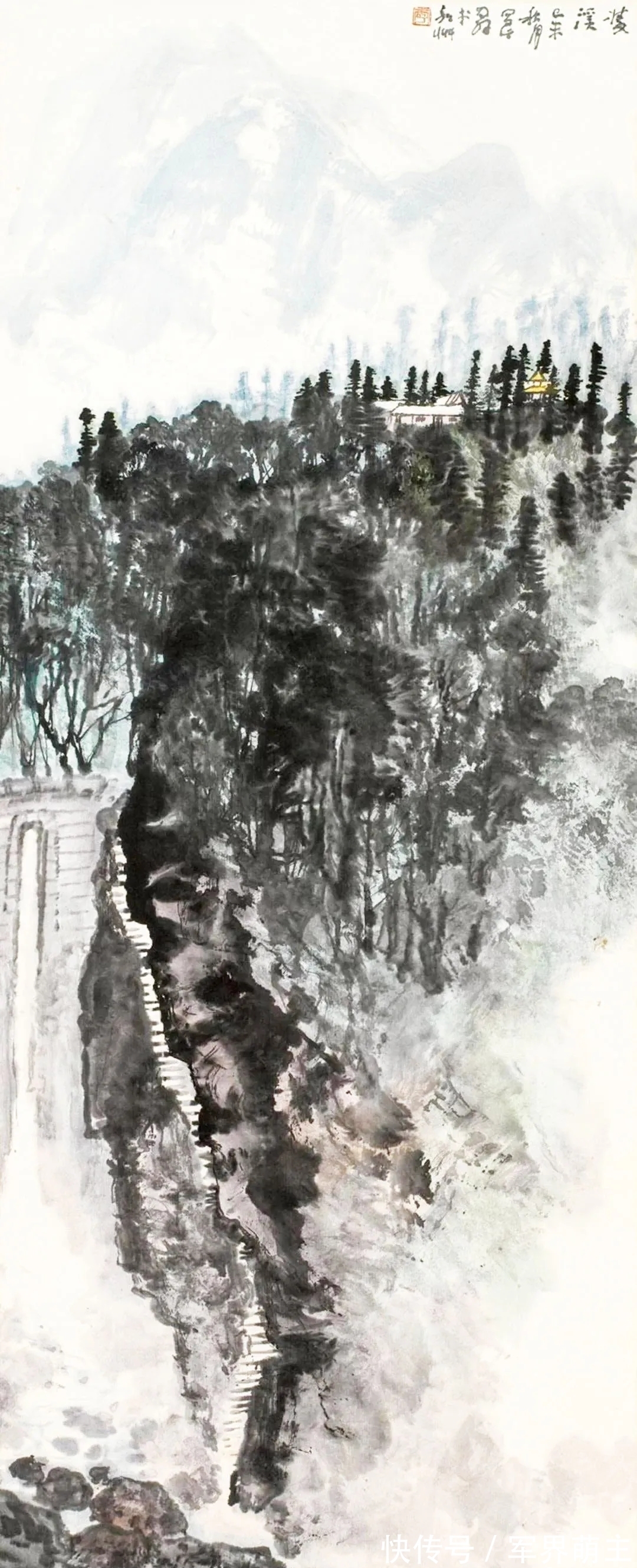 中国书画!当代中国画坛一位真正的隐士!李琼久山水画
