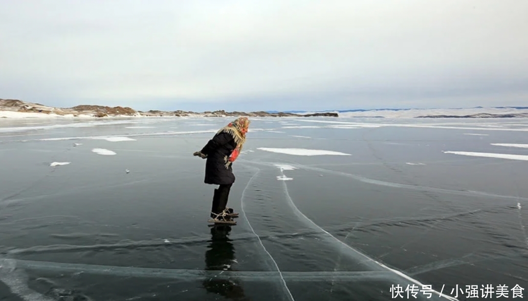 老年|80岁奶奶独居贝加尔湖畔，零下40℃，出门靠溜冰，喝水靠凿冰，网友：是个狠人！