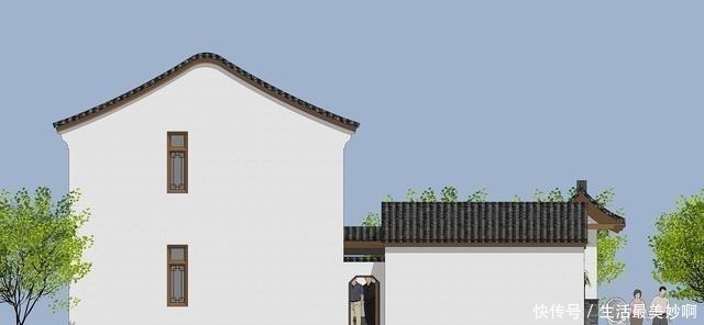 富贵牡丹|惊艳全村，这处自建四合院设计，堪称自建典范！