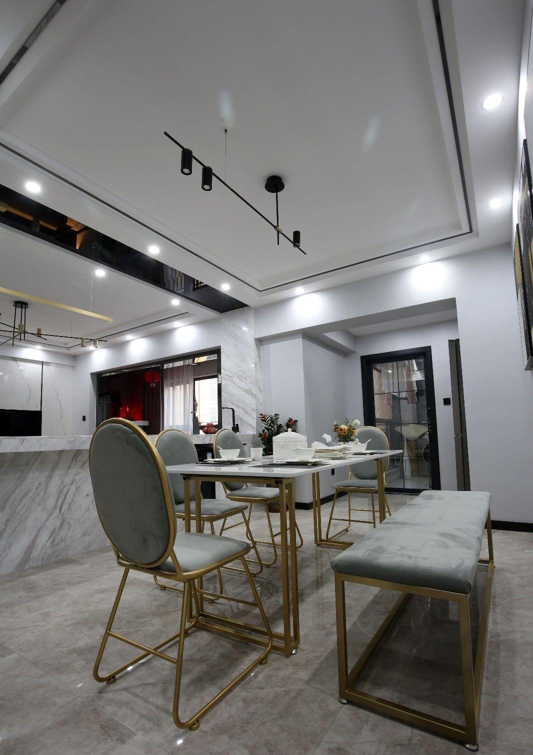 设计风格|137平方米的轻奢三居,这才是年轻人的最爱,设计的太上档次了!