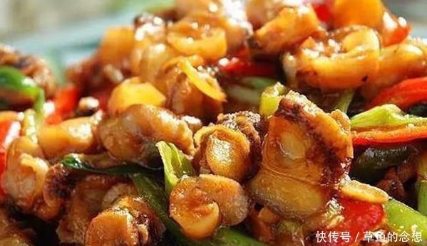 美食推荐:辣炒鱿鱼、酸辣牛肉、红烧海螺、秋葵白玉菇炒腊肠