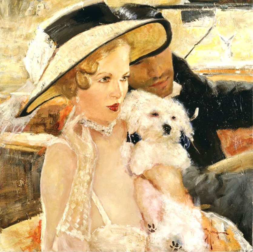 艺术家#俄罗斯艺术家弗拉基米尔·穆欣的具象绘画作品