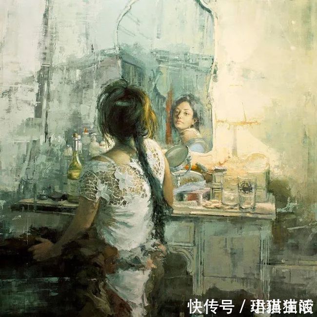 油画#艺术家杰里米·曼恩的油画,颜色既生动又大气!