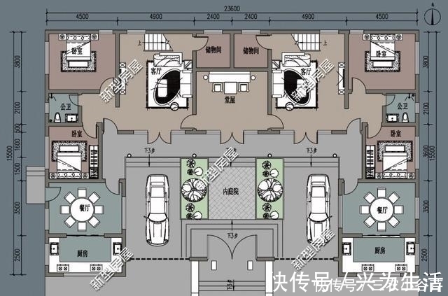 多重元素|5个合院，5种风格，哪个设计图更适合农村自建房？