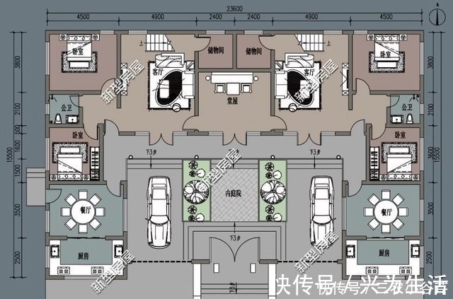 多重元素|5个合院,5种风格,哪个设计图更适合农村自建房?