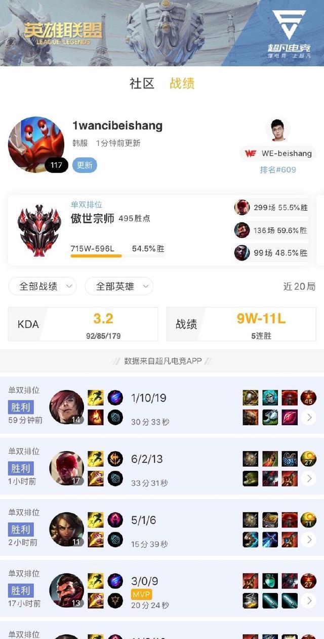 排位|LPL排位日记：Doinb带酥酥排位耻辱下播WE中下双排连胜