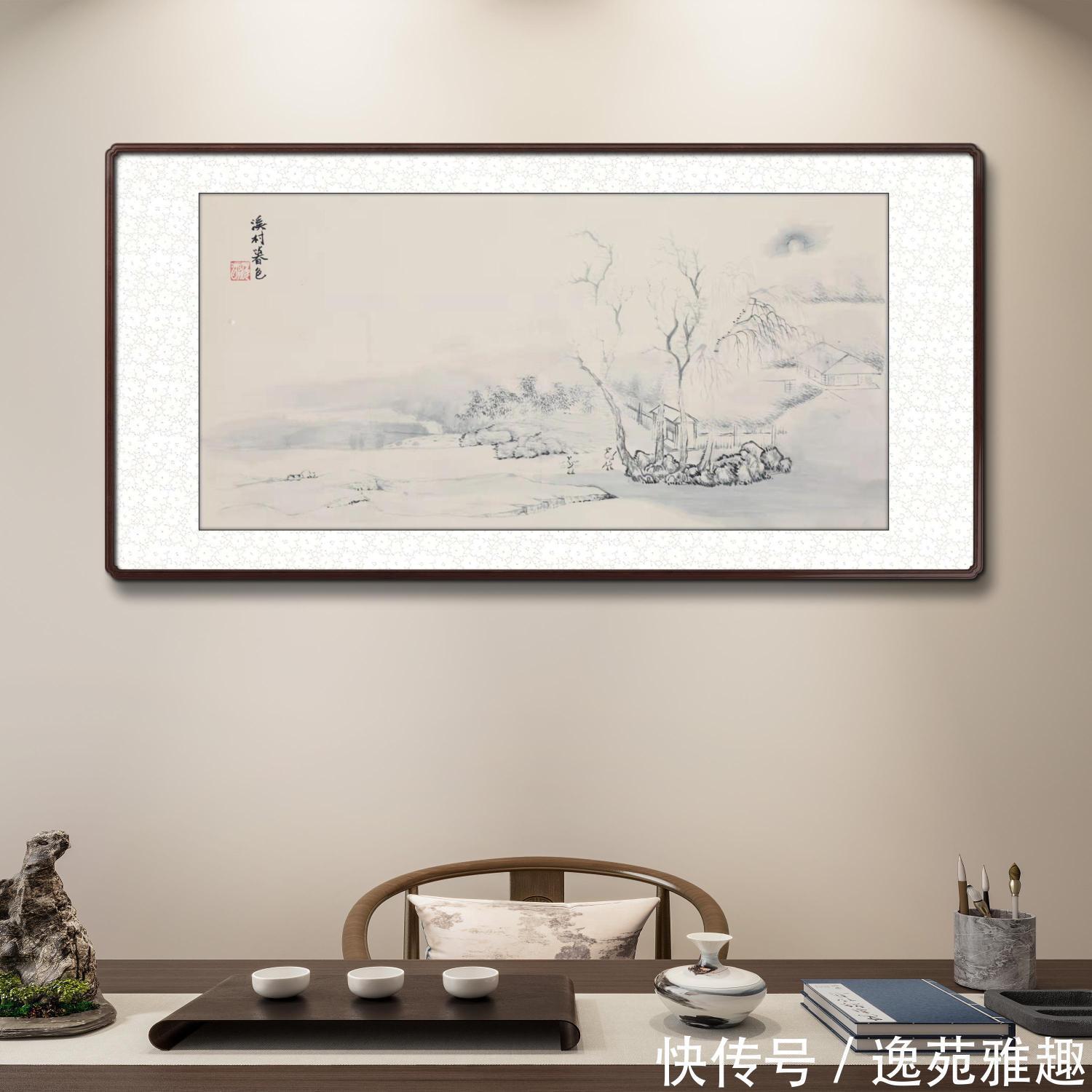 古典#「作品欣赏」山里人的水墨丹青,古典山水传承画家游海作品赏析