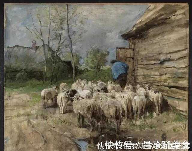 莫夫@荷兰画家，海牙画派的代表人物~梵高妹夫的风景油画作品欣赏