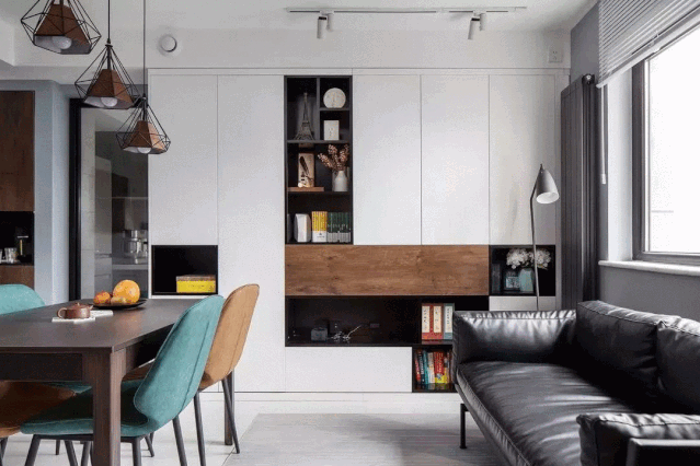 收纳|47平手枪户型巧改造，2室2厅1厨1卫，还有个让人羡慕的衣帽间！