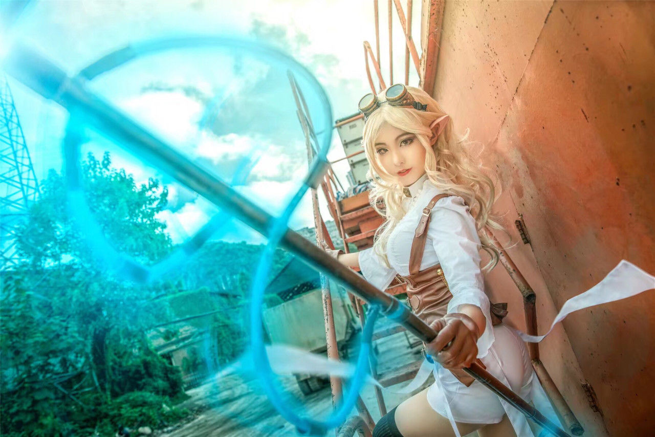 科技|英雄联盟·海克斯科技迦娜cosplay—风之化身听候您的差遣