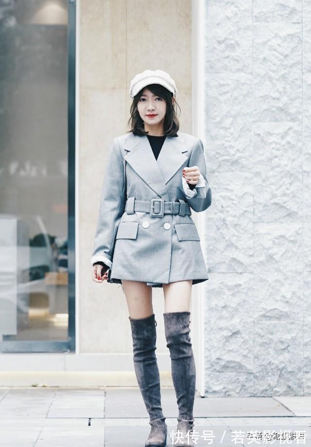 穿衣|矮个子女生穿长靴时,谨记这3个“穿衣法则”,显高真的没那么难