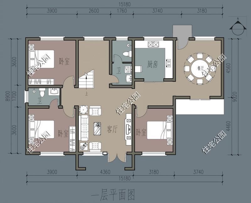 占地尺寸|精选8套中式别墅这才是新农村自建房该有的样子,谁不心动