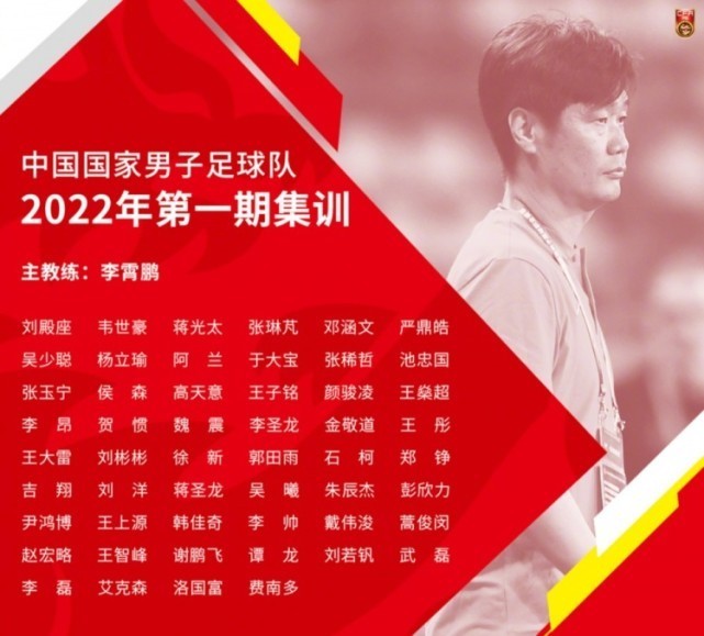 洛国富|国足52人名单官宣!李霄鹏大手笔,老中青全覆盖,戴伟浚也入选了