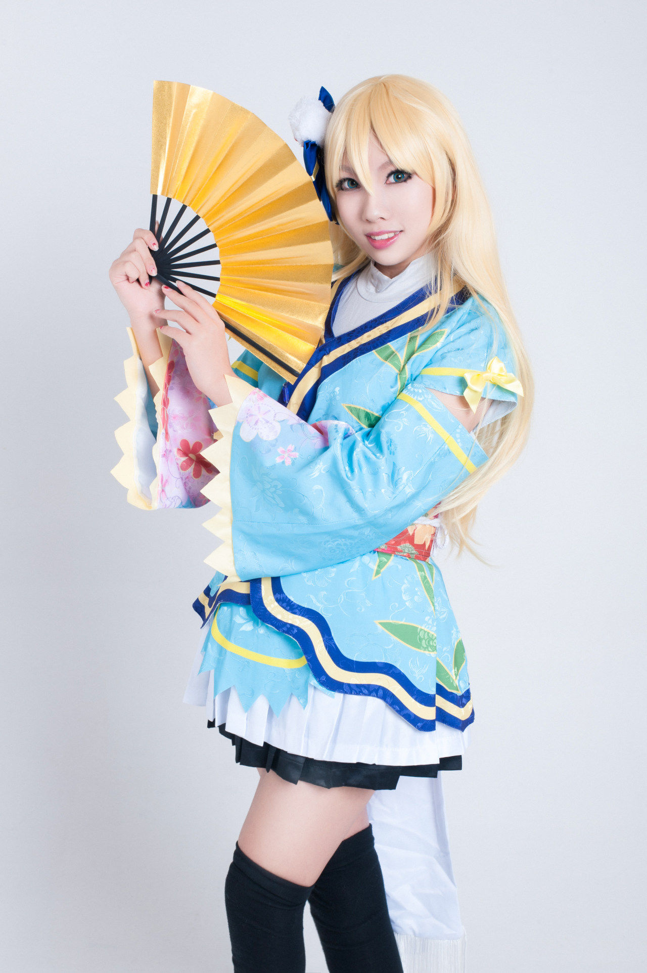 aa|love live绚濑绘里aa打歌服和服cosplay