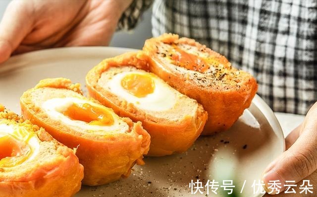 无菌蛋|用烤箱烤着吃的鸡蛋，你吃过吗苏格兰沁心蛋，让你早餐大变样！