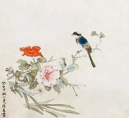 题识#绝世佳人陆小曼的一幅怪画,令人意想不到