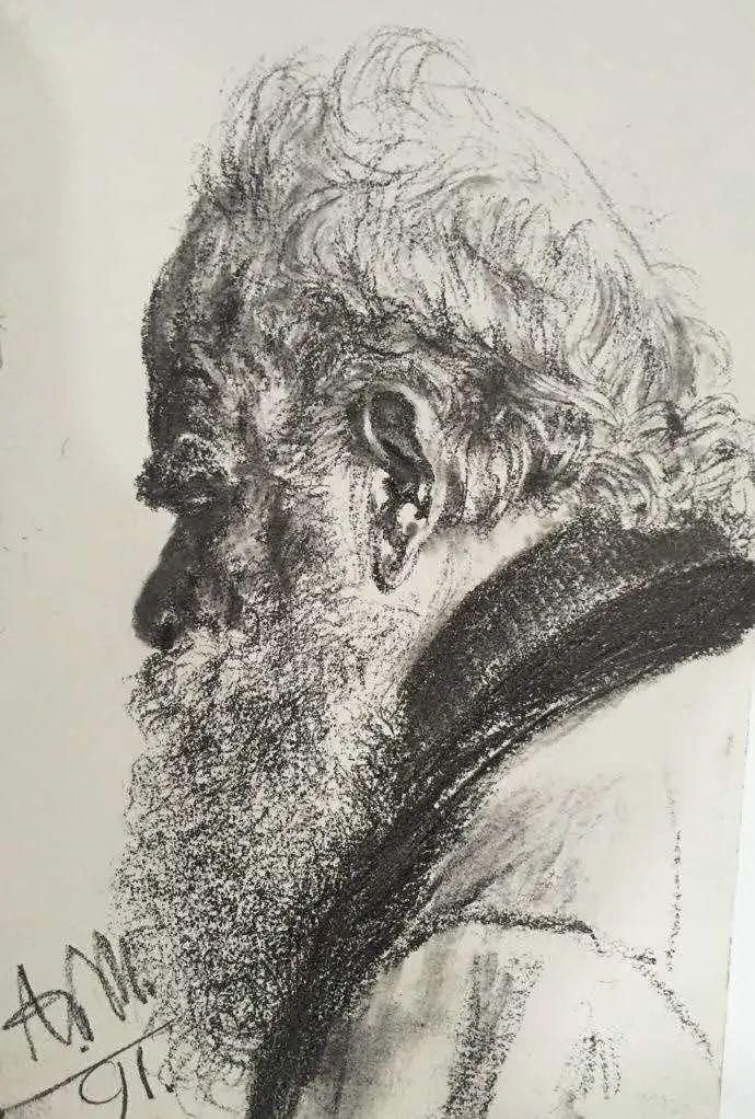  作品|门采尔素描下的底层人民