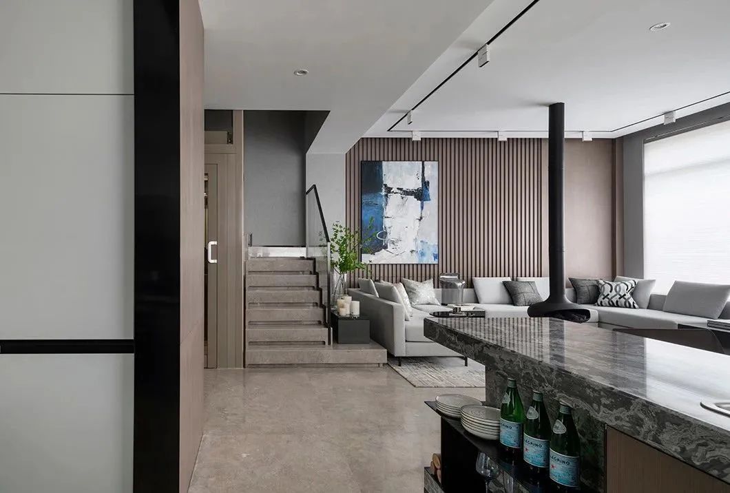 布置|360㎡现代高级灰，舒适优雅的别墅，生活令人羡慕