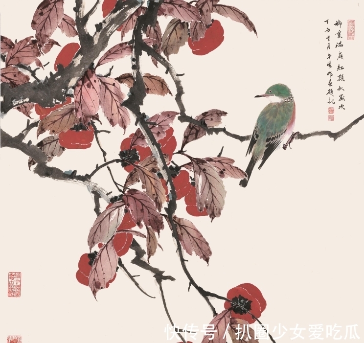 工笔&周午生:兼顾工笔与写意的花鸟画,格调雅正又赏心悦目