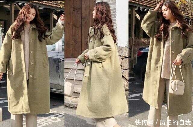 慢慢|穿上了长大衣+阔腿裤,你会慢慢发现这样的搭配有多美!