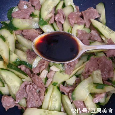 水淀粉|#少盐饮食 轻松生活#青瓜炒肉