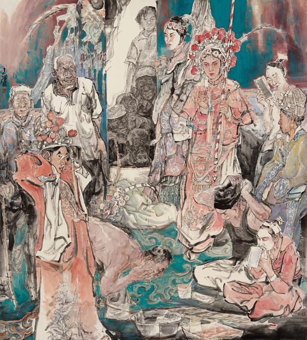 陕西$出长安--陕西中国画作品巡展(北京站-中国美术馆)作品