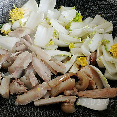 菘菜烧豆腐|卤肉菘菜烧豆腐