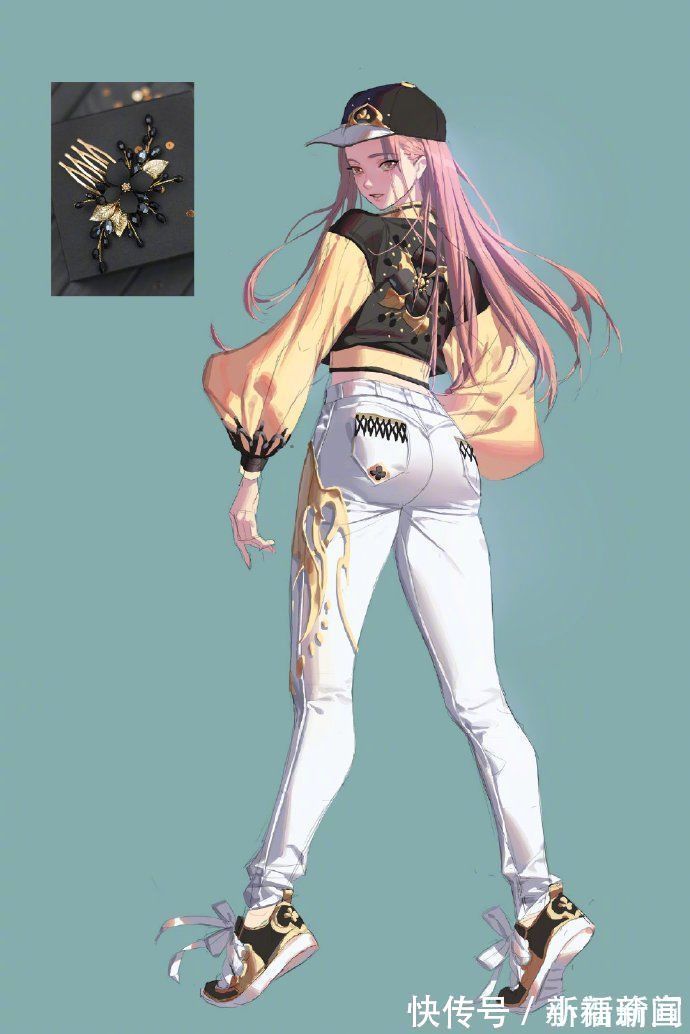 项链|发卡、耳环也能变美少女?这位画师脑洞太大,什么都能拟人化