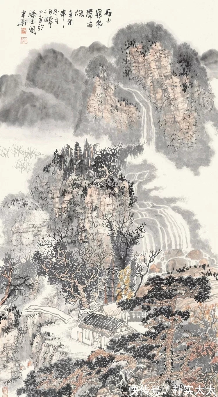 山水画&清幽苍浑|漆伯麟山水画