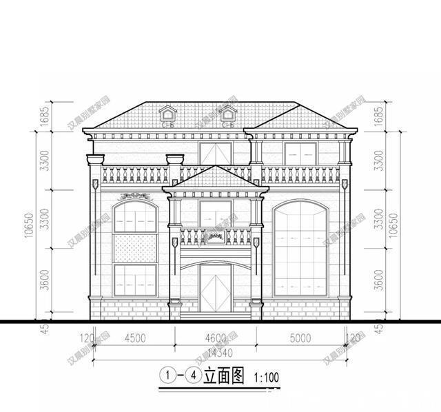卫三|实用型复式三层别墅，简单大气农村包工头都会盖