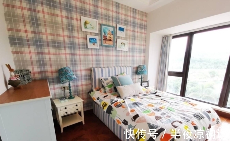 木地板|70㎡简约美式风格新房,小户型就得这么装,时尚大气又漂亮