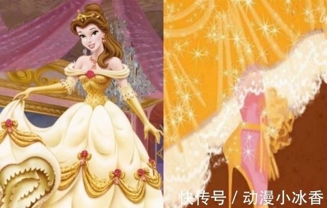 水晶鞋|迪士尼公主裙摆下“秘密”,花木兰中国风,艾莎美得不可方物!