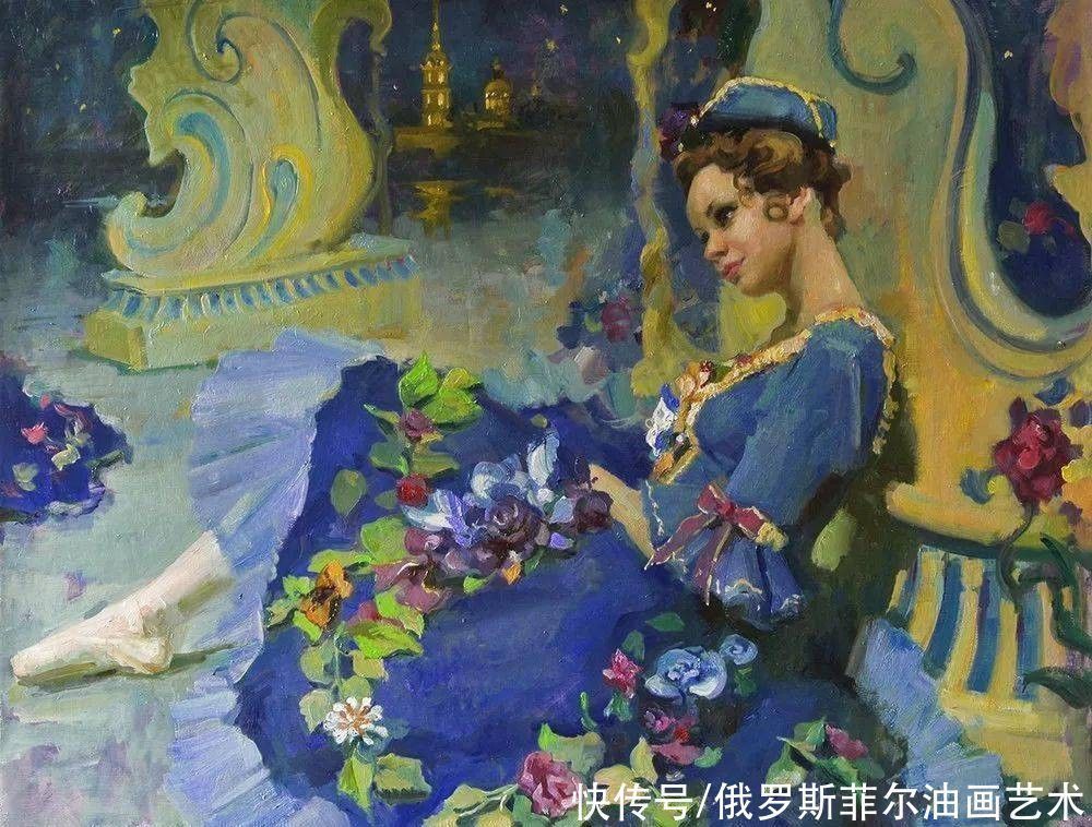 圣彼得堡$俄罗斯画家阿纳斯塔西娅·沃斯特雷佐娃漂亮油画作品欣赏