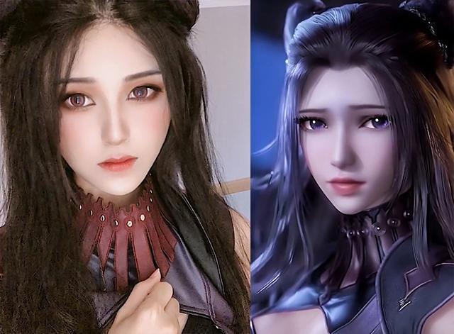 神级|斗罗大陆中神级cos,千仞雪气质绝佳,小舞“蓝色指甲”很怪异