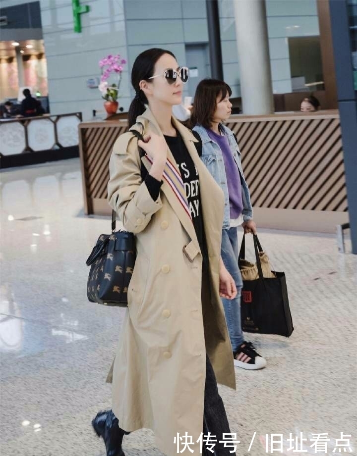 帅气|张钧甯这裤子都洗到发白了,居然还在穿!