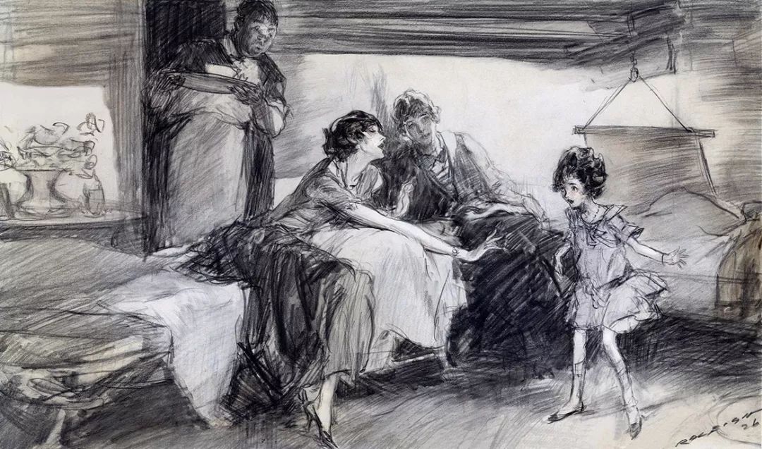 上流社会@美国最伟大的插画家,记录了上流社会的男男女女纸醉金迷的情景